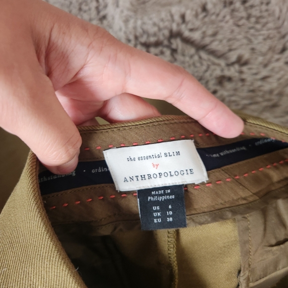 Anthropologie The Essential Slim Trousers - Picture 8 of 10